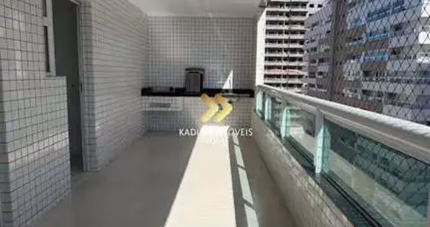 Apartamento alto padrão  10º andar com sacada ampla vila caiçara praia grande/sp