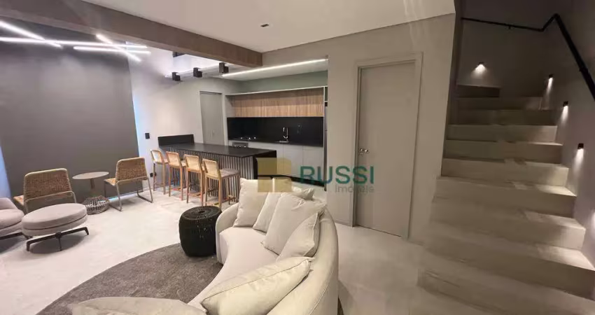 Apartamento com 1 dormitório à venda, 78 m² por r$ 1.000.000,00 - jardim aquarius - são josé dos campos/sp