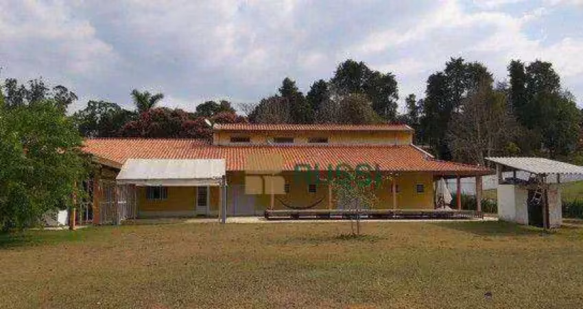 Chácara com 5 dormitórios, 6000 m² - venda por r$ 1.600.000,00 ou aluguel por r$ 5.700,00/mês - bom jesus - jacareí/sp