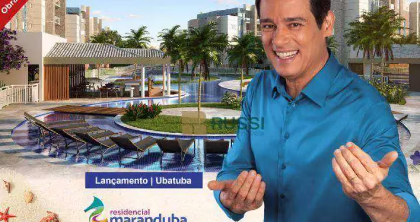 Apartamento com 2 dormitórios à venda, 58 m² por R$ 460.000,00 - Maranduba - Ubatuba/SP