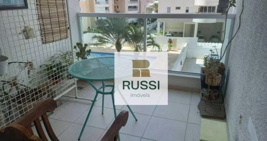 Apartamento com 1 dormitório para alugar, 56 m² por R$ 3.573,00/mês - Jardim das Colinas - São José dos Campos/SP