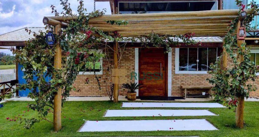 Casa com 4 dormitórios, 338 m² - venda por R$ 1.300.000,00 ou aluguel por R$ 6.790,00/mês - Condomínio Quinta dos Lagos - Paraibuna/SP
