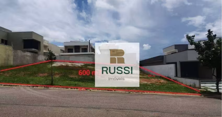 Terreno à venda, 600 m² por r$ 485.000,00 - condomínio terras do vale - caçapava/sp