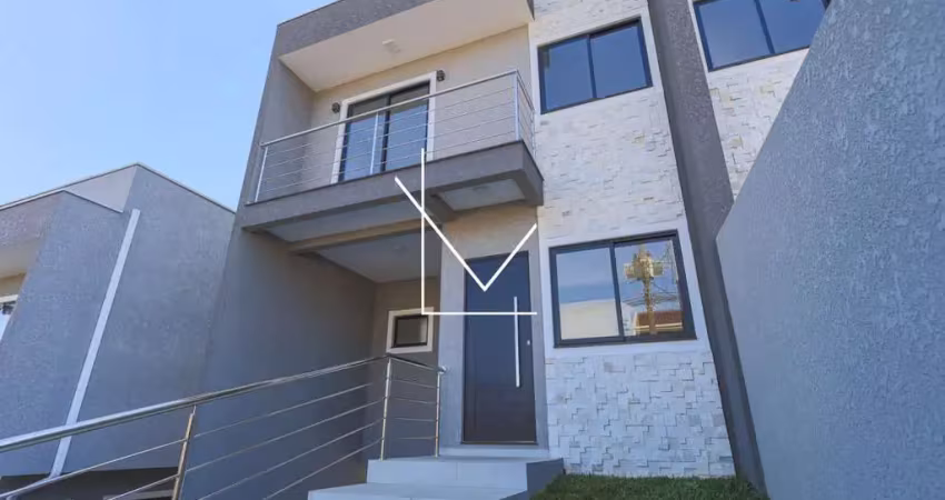 Triplex para venda em araucária, estação, 3 dormitórios, 1 suíte, 4 banheiros, 3 vagas