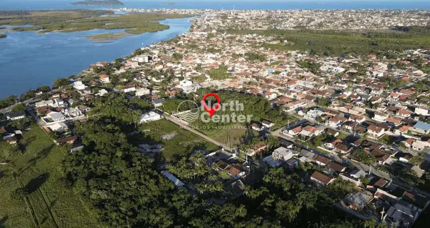 Terreno à venda, costeira, balneário barra do sul, sc / á 150 metros da lagoa