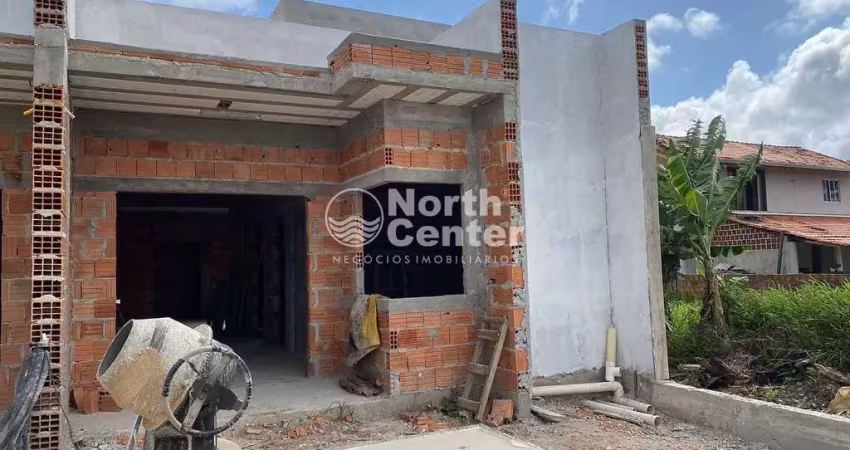 Casa semi geminada n° 2 á venda, bairro salinas, balneário barra do sul, sc