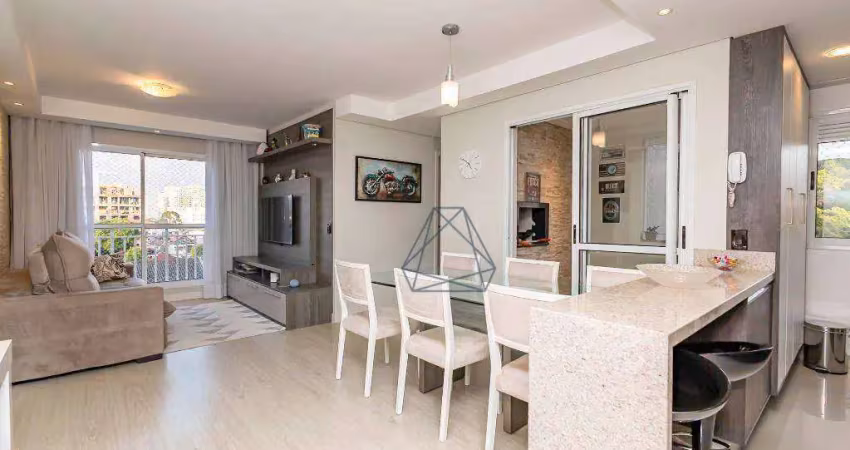 Apartamento com 3 dormitórios à venda, 75 m² por R$ 745.000,00 - Portão - Curitiba/PR