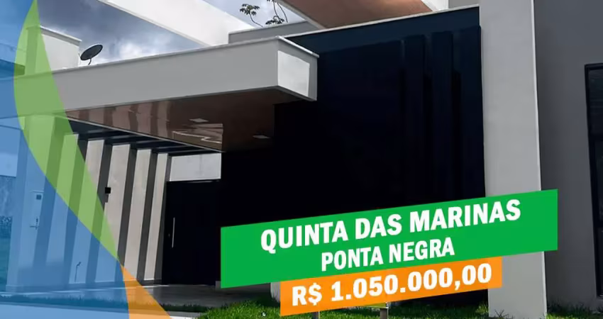 Casa em condomínio fechado com 3 quartos à venda na Avenida Frederico Baird, 12, Ponta Negra, Manaus