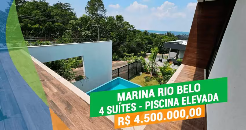 Cond. marina rio belo - piscina elevada - ponta negra