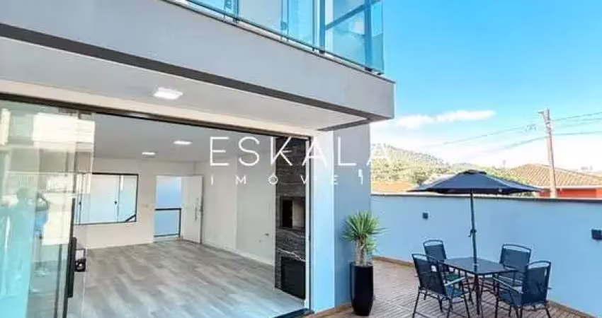 Casa geminada alto padrão com 03 suítes | são luís - jaraguá do sul