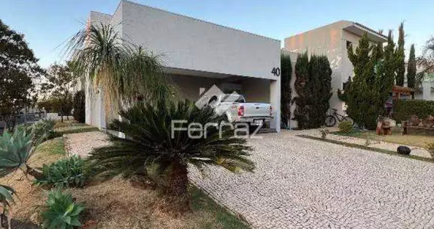 Casa em condomínio fechado à venda, 3 suítes, 4 vagas, paradiso ecológico - uberlândia/mg