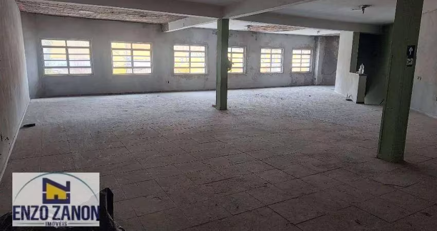 Salão sobreloja para alugar, 160 m² por r$ 3.279/mês - jardim nova petrópolis - são bernardo do campo/sp