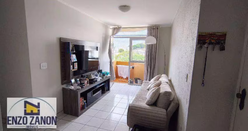 Apartamento com 59,5 m² de área útil próximo ao shopping metrópole no baeta neves. sala ampla com sacada. baixo valor de condomínio.