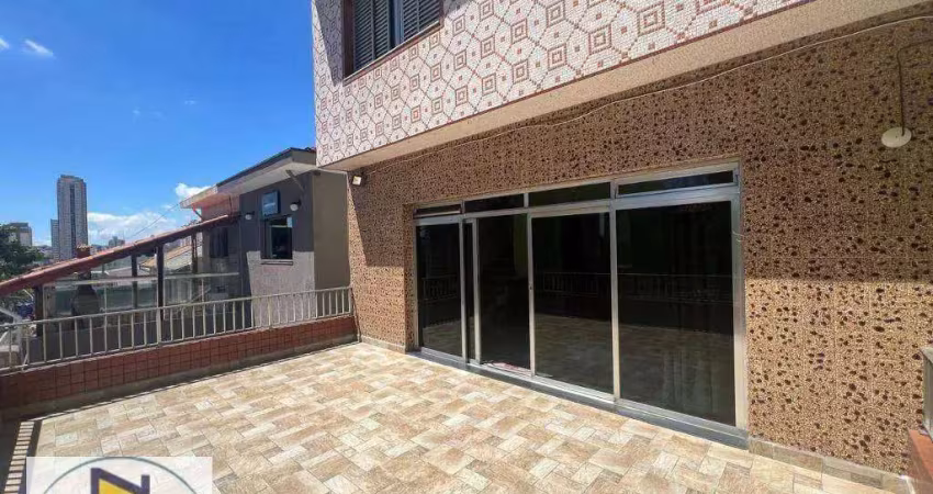 Sobrado  comercial e residencial com 4 dormitórios, 236 m² - venda e locação  jardim do mar - são bernardo do campo/sp