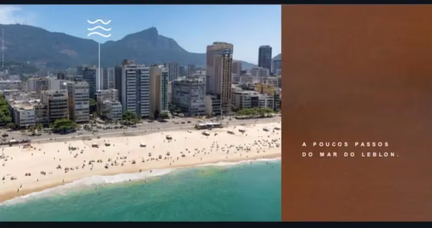 Lançamento de studios e double suite no leblon todas as unidades com vista praia