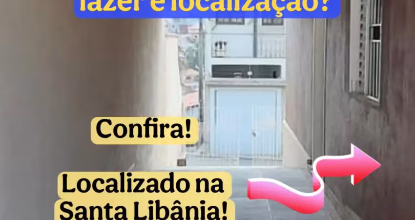 Excelente casa com 200 m2 de área total na santa libânia!
