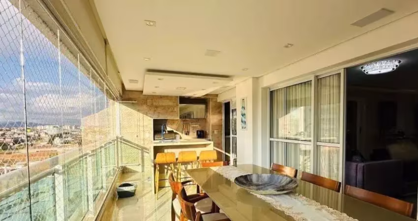 Apartamento Helbor Classic Bosque Maia, 3 dormitórios, mobiliado, 168m²
