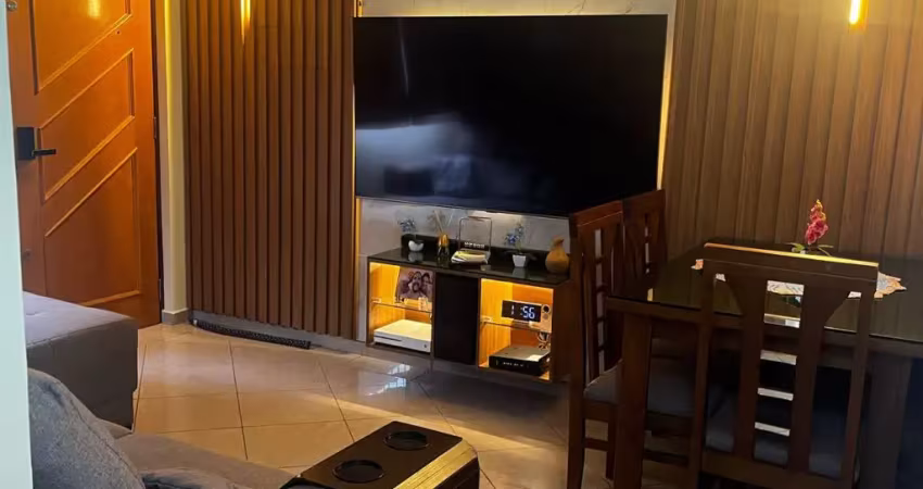 Apartamento 2 dorm, 1 vaga fixa coberta, todo reformado, vila rio de janeiro - guarulhos