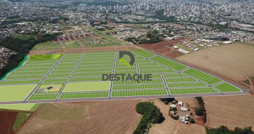 Terreno com 164m2- loteamento bella vita- av. barao rio branco