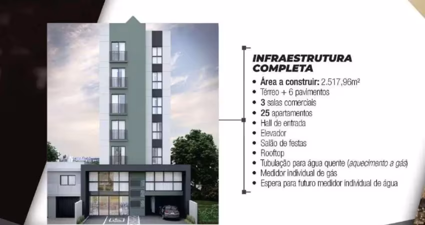 Sala comercial na planta com 80m2- rua manaus- bairro cancelli