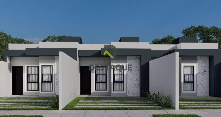 Casa em construção com 2 dormitorios- Loteamento Madri -