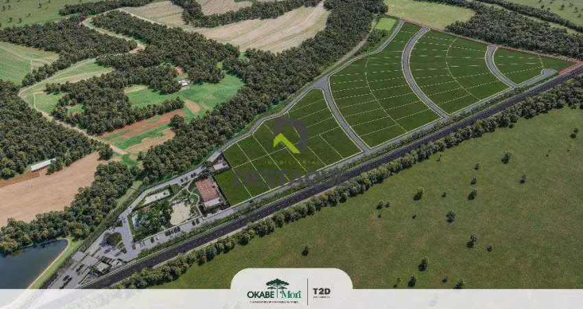 Chacaras com 1.000m2- condominio de chacaras okabe- estrada rio da paz