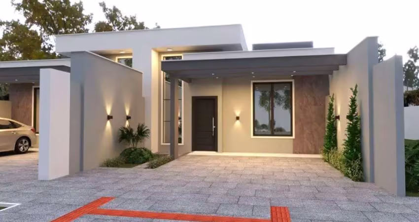Casa na planta com 1 suite 2 quartos- loteamento colinas tropical