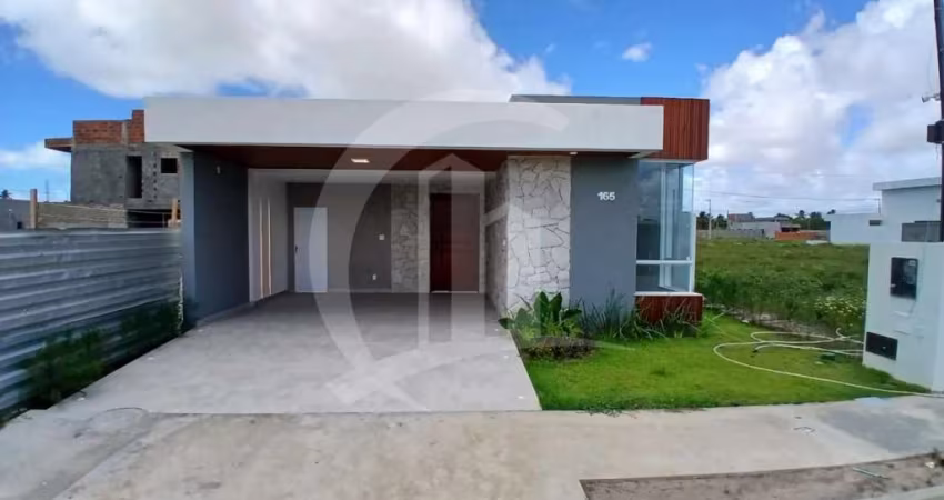 Casa com 125m² de Área construída  com 3 Quartos sendo 1 (Suíte) para Venda no Condominio Pandang Residence Bairro Povoado Olhos d`Água Barra dos Coqueiros