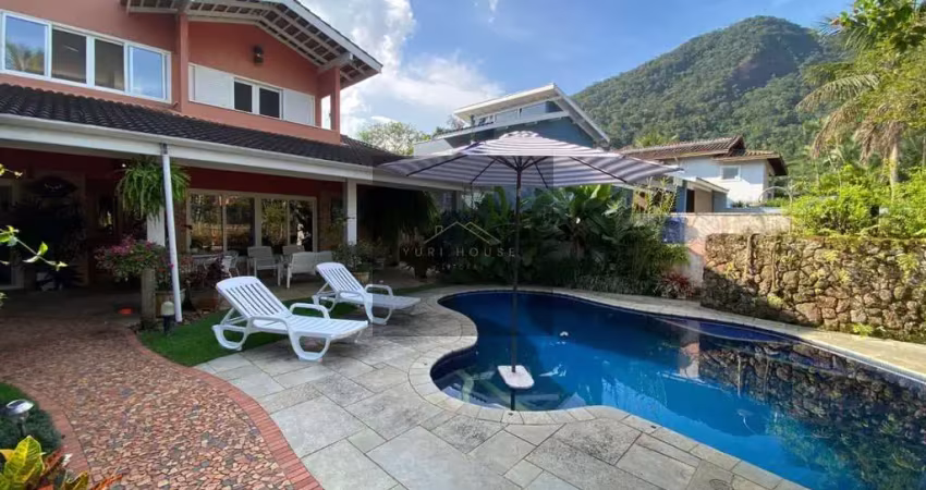 Casa em condomínio à venda em ubatuba-sp, pedra verde: 5 quartos, 4 suítes, 3 salas, 6 banheiros, 4 vagas, 282m².