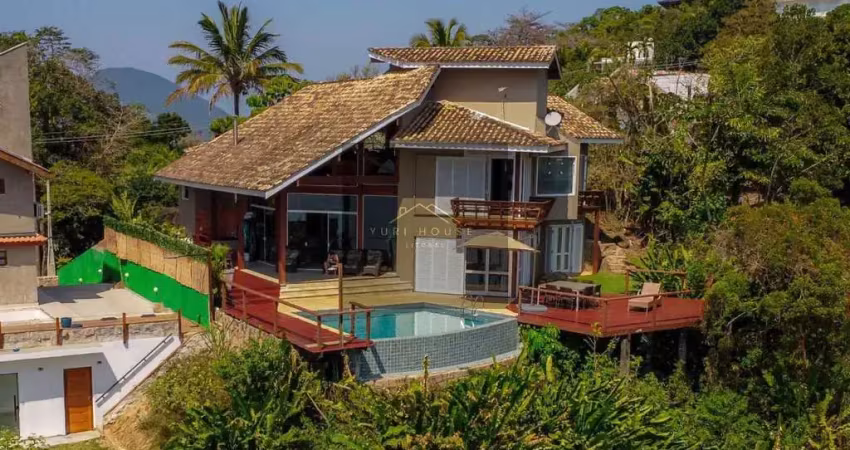 Casa de luxo em condomínio à venda em ubatuba-sp, bairro toninhas: 4 quartos, 4 suítes, 1 sala, 6 banheiros, 5 vagas, 330m².