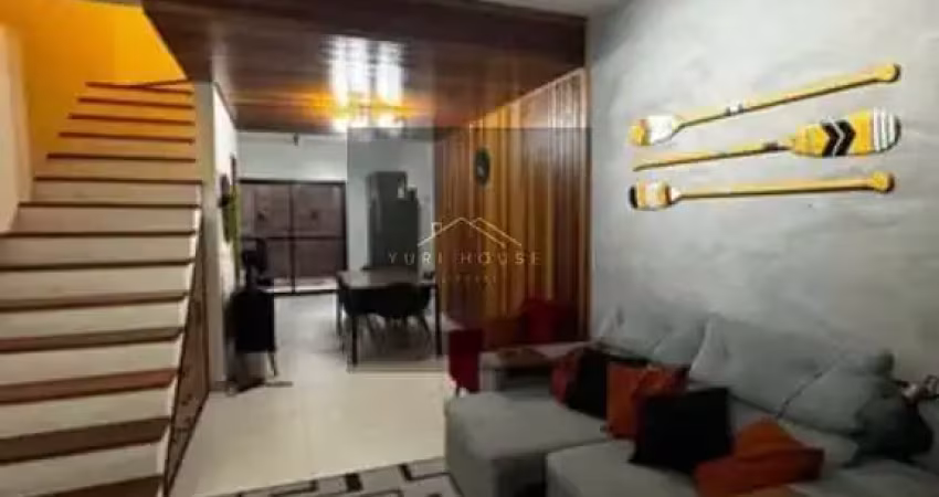 Casa em condomínio à venda em caraguatatuba-sp - 2 quartos, 2 suítes, 2 salas, 3 banheiros, 2 vagas, 90m² no pontal de santa marina.