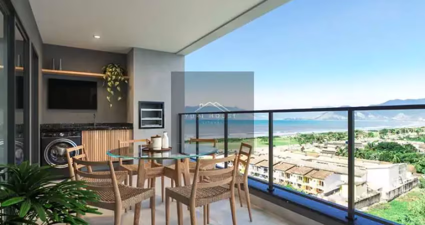 Apartamento à venda em caraguatatuba-sp, parque balneário poiares: 2 quartos, 2 suítes, sala, 3 banheiros, 1 vaga, 75,82m².