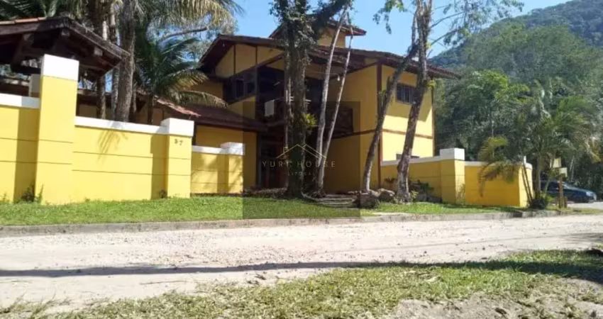 Casa à venda em ubatuba-sp, na praia dura: 3 quartos, 2 salas, 3 banheiros, 5 vagas de garagem, 350m² de área.