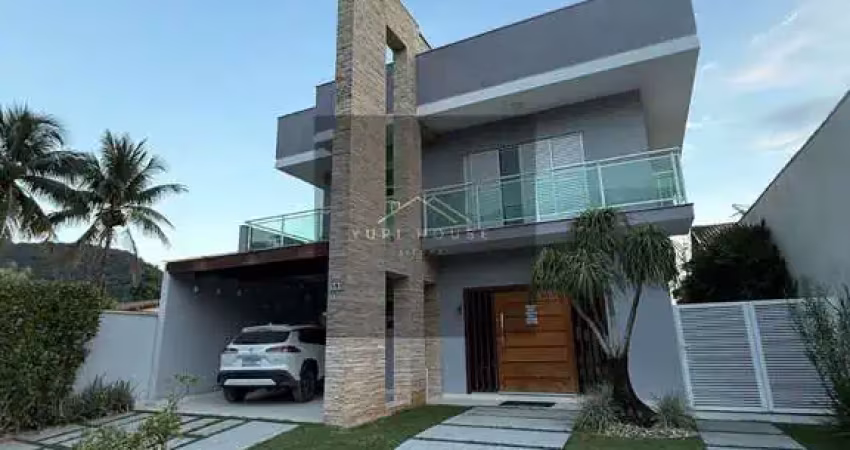 Linda casa em condomínio na lagoinha, ubatuba-sp: 5 quartos, 5 suítes, 3 salas, 3 vagas de garagem, 283m² de área.