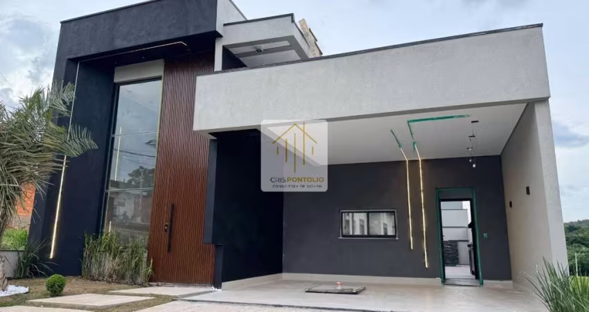 Casa de 3 quartos com suíte e 4 vagas em condomínio de luxo em Indaiatuba-SP!