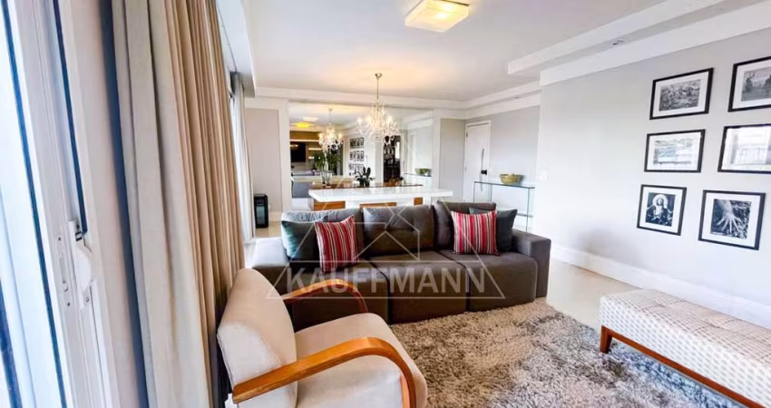 Apartamento para Venda em Vila Romana - 3 Suítes, 3 Vagas, 153m² A.U.