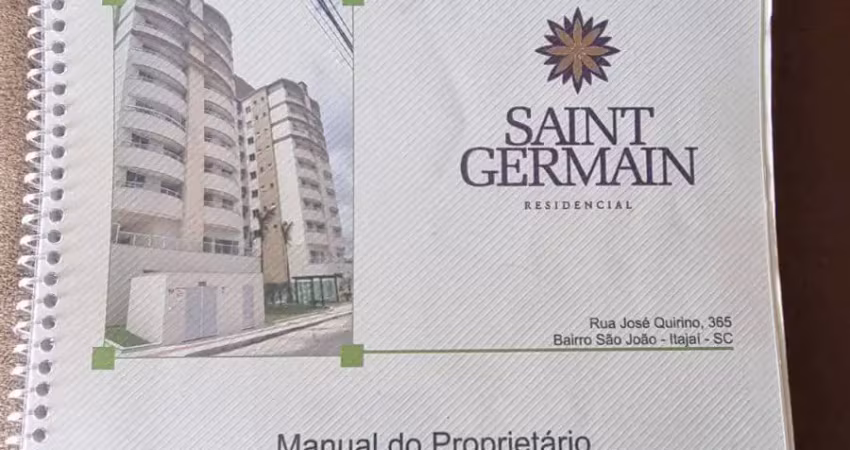 Lindo apartamento de frente, mobiliado de 1 suíte + 1 dorm. em itajaí.