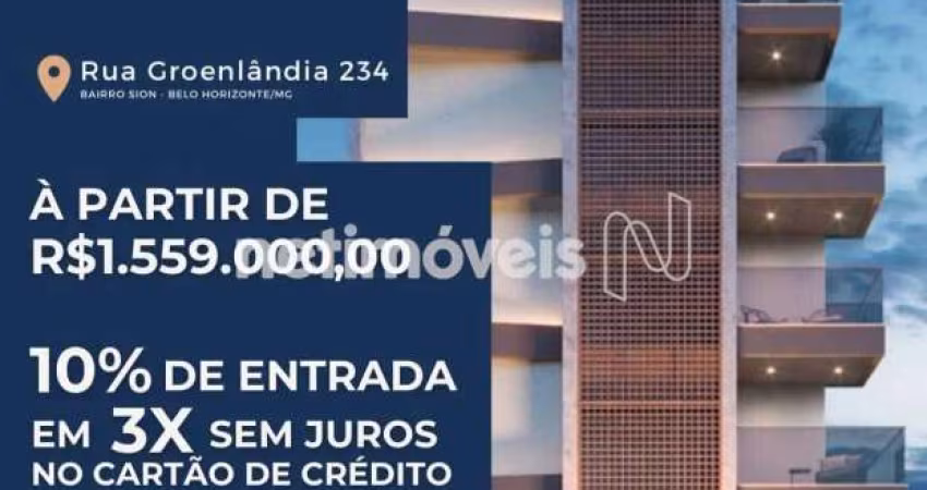 Cobertura com 4 dormitórios à venda no bairro Sion, área de 160 m² com preço excelente.