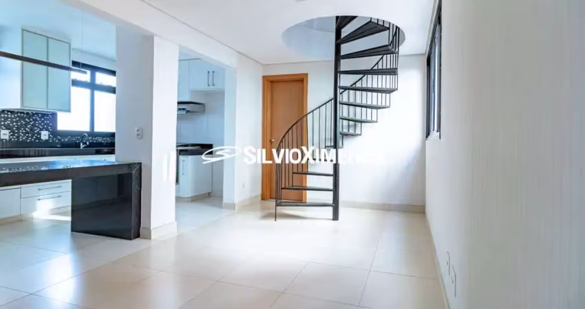 Residencial › cobertura no sion com 120,00 (m²), 3 quartos e 2 vagas para venda