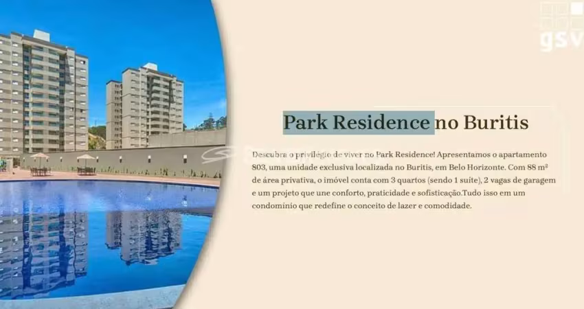 Apartamento com 3 quartos à venda na Avenida Senador José Augusto, 260, Buritis, Belo Horizonte