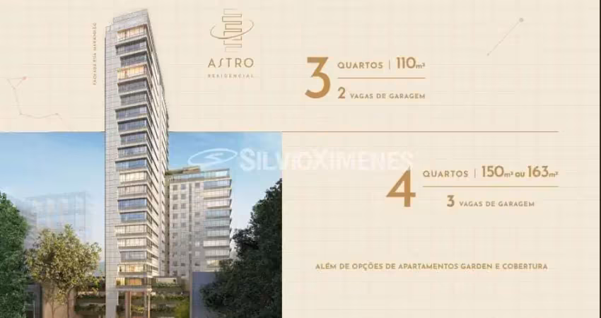 Residencial › apartamento com 163,00 (m²), 4 quartos e 3 vagas para venda