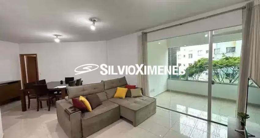 Residencial › apartamento com 125,00 (m²), 3 quartos e 2 vagas para aluguel