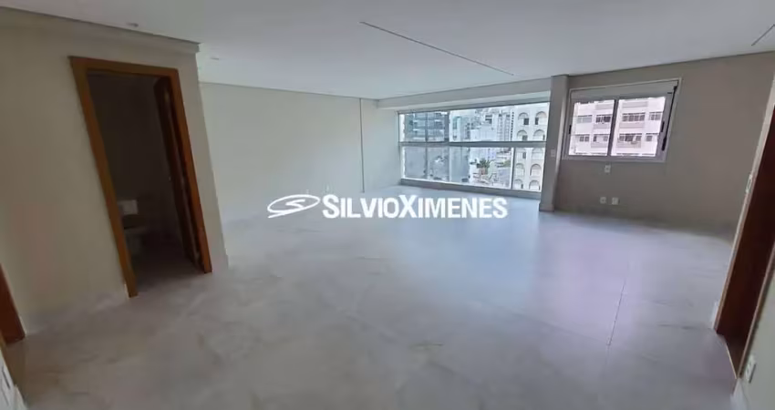 Residencial › apartamento no savassi com 128,00 (m²), 3 quartos e 3 vagas para aluguel