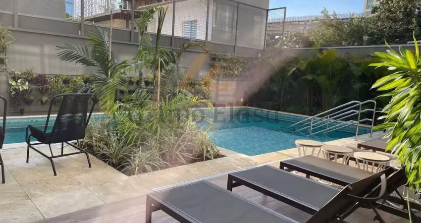 Studio mobiliado novo ,lazer piscina ,academia , próximo a berrini e shopping morumbi