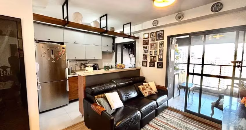 Apartamento 64m no brooklin para locação-  2 dormitório 1 vaga e lazer completo