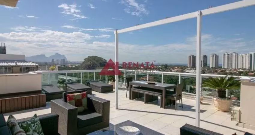 Barra da Tijuca | Cobertura 4 quartos, sendo 4 suítes