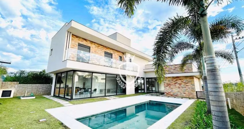 Casa com metragem maior de esquina, com 4 dormitórios à venda, 331 m² por R$ 3.500.000 - Condomínio Villas do Golfe - Itu/SP
