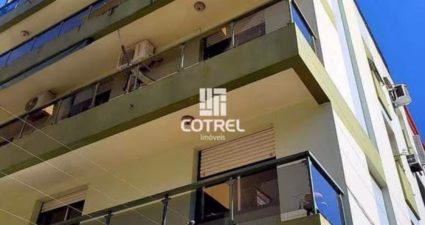 Apartamento semimobiliado com 2 dormitórios, suíte e garagem no Edifício Votron