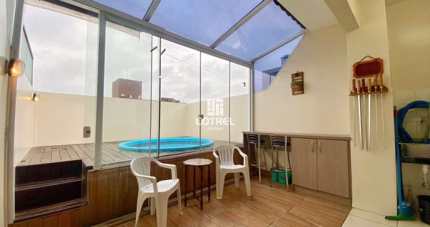 Cobertura para venda com 3 dormitórios sendo 1 suíte, churrasqueira, piscina no