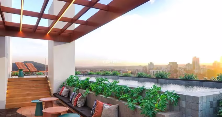 Apartamento balcony 2 dormitórios,  box garagem e varanda situado no bairro noss